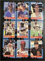 LOT OF (100) 1988 LEAF DONRUSS MLB BASEBALL CARDS