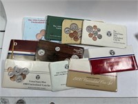 US MINT - UNCIRCULATED COIN SETS 1984-89, 90,