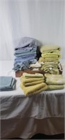An assortment of towels.