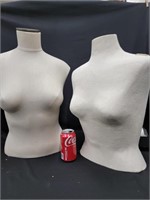 2 Dress form models shirts look at pictures