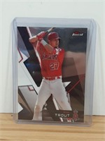 2018 Topps Finest Mike Trout Angels Baseball Card
