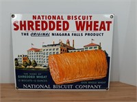 Porcelain Shredded Wheat Advertising Sign (M2)