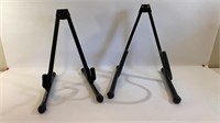 (2) On Stage Instrument Guitar Stands
