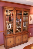 Drexel French Provincial Glass Door China Cabinet