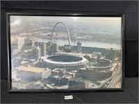 Framed City of St. Louis Poster