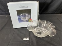 Walther Glass "Bianca" Bowl in Box