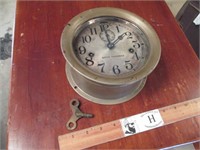 Seth Thomas Ship's Clock w/ Key
