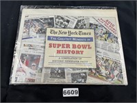 NY Times Superbowl Newspaper