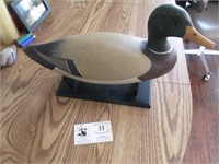Ducks Unlimited Wooden Duck w/ Stand