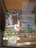 Lot of Beads & Crafting Supplies