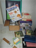 Lot of Books, Tapes, etc incl How to Train Puppy