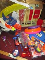 Lot of Toys incl Racetrack & Monkey Game