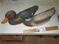 Two Half a Duck Decoys