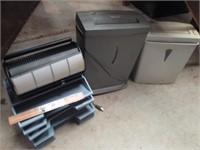 Office Items incl Paper Shredders