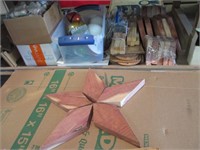 Lot of Crafting Items incl Wooden Star Pcs