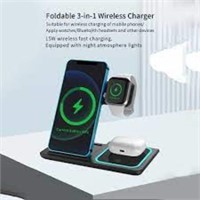 3 IN 1 WIRELESS CHARGER (FOLDABLE)