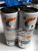 MSRP $7 3 Can Celsius Energy Drink Orange