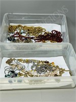 2 lots of various necklaces