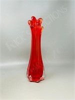 Red vase - 11 1/2" h  (A10)