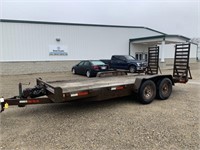 Trailer 20’ 14,000lb no vin Weight slip to title