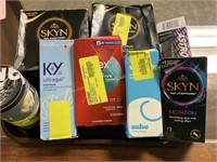 Assorted Condoms & Lubricants
