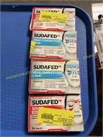 4-Boxes of Sudafed
