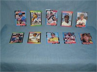 Collection of vintage all star baseball cards