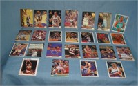 Large collection of vintage all star basketball ca