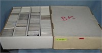 Huge box of vintage basketball cards approximately