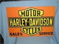 Harley Davidson motorcycle sales and service retro