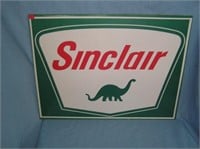 Sinclair Dino gasoline retro style advertising sig