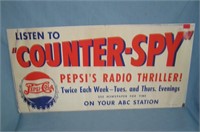 Pepsi Cola "Counter Spy" radio thriller retro styl