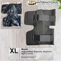 Quality Steel Hinged Knee Brace (XL) - see notes