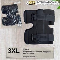 Quality Steel Hinged Knee Brace (3XL) - see notes