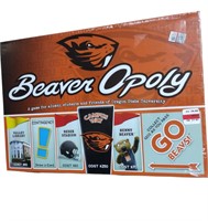 Beaver Opoly FAMILY game board new