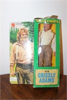 Grizzly Adams 1970's Matel FIgure in box--as found