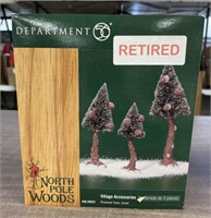Retired department 56 North Pole woods /  In box