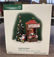 Department 56 candy cane shack /  In box