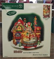 Department 56 North Pole M&M's Candy factory
