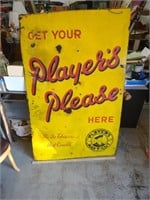 Player please enamel sign from the late 30s