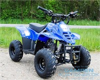 ATV 110cc 4T, blå, benzin