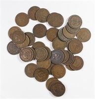 (40) CULL FREE INDIAN HEAD CENTS
