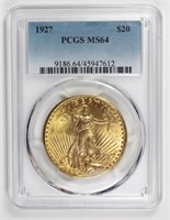 1927 $20 ST GAUDEN'S GOLD