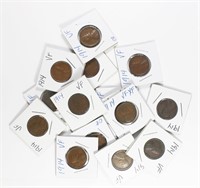 (15) 1914 LINCOLN WHEAT CENTS