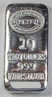 10 OZ SILVER BAR