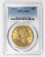 1904-S $20 LIBERTY GOLD