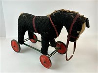 Vintage Horse On Wheels Childs' Pull Toy