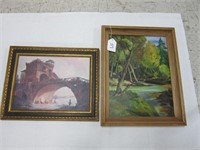 FRAMED PRINT AND PAINTING