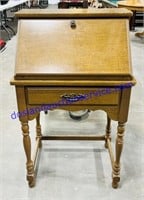 Small Wooden Secretary Desk (41 x 24 x 16)