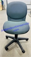 Blue Padded Office Chair